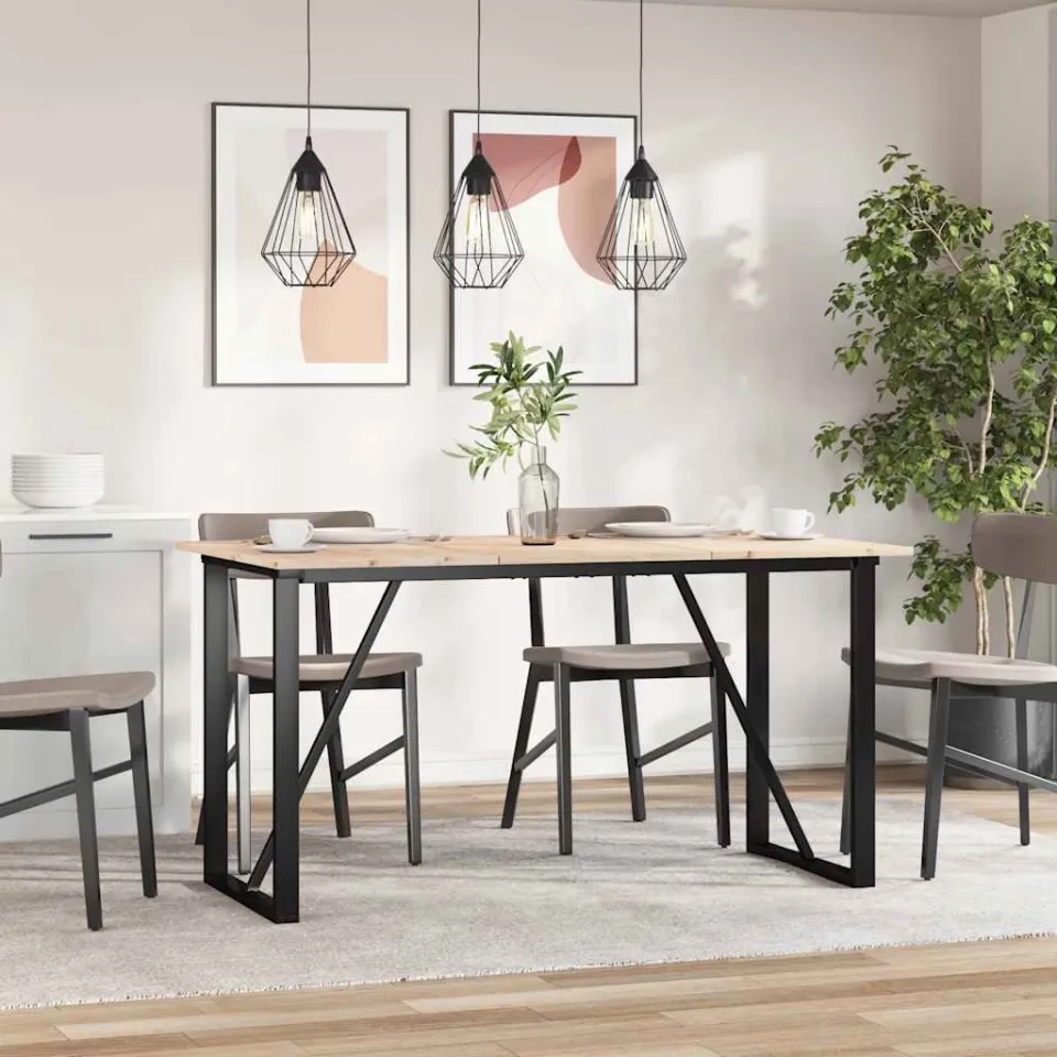 vidaXL Tafelbladen 3 st rechthoekig 80x47x1,7 cm massief grenenhout bruin, foto 2