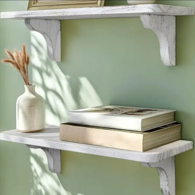 woodcreators hilversum Pete's Home Deco-2 stuks-Whitewasch-kinderboekenplank-40,5cm-wandplank-wandrek-boekenrek- hout-opbergplank-Kinderboekenrek-hangplank-kinderkamer-boekenkast-boekenplank Whitewash