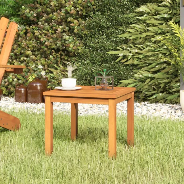 vidaXL Salontafel 40x40x36 cm massief acaciahout bruin, foto 2