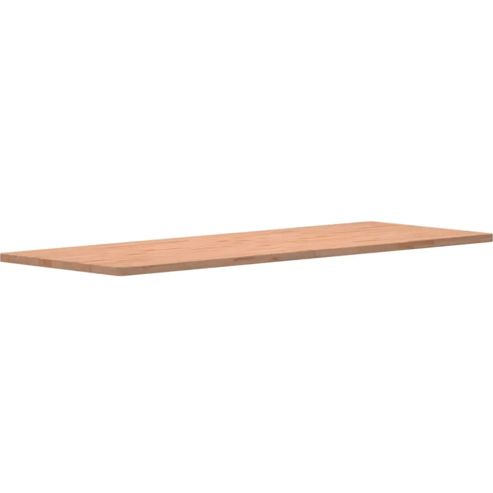 vidaXL Bureaublad 150x55x2,5 cm massief beukenhout Bruin