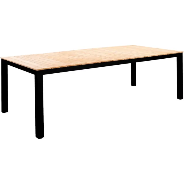 YOI Tuintafel Arashi Black 220 cm zwart