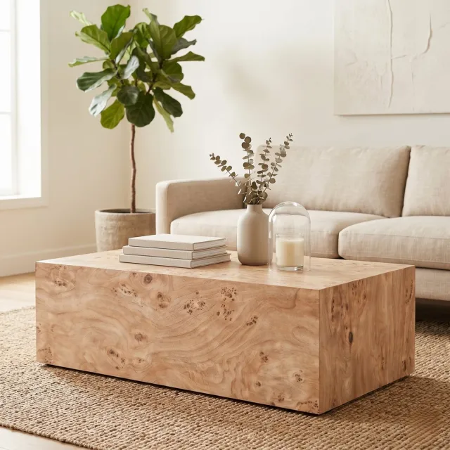 Clruro Salontafel - Minimalistisch - Stabiel en Onderhoudsvriendelijk - Houtmateriaal - Houtlook