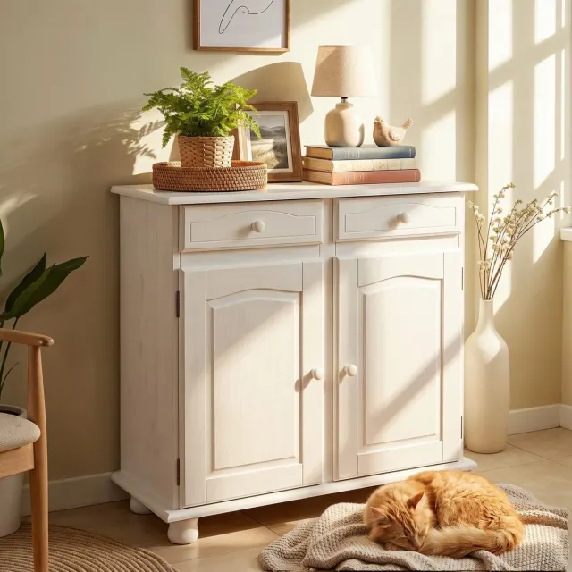 Inter Link SAS Dressoir Abaco (2 deuren) - wit