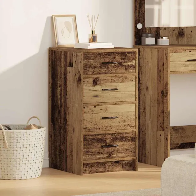 vidaXL Dressoir Oud hout 40 x 41 x 75 cm Bewerkt hout Bruin