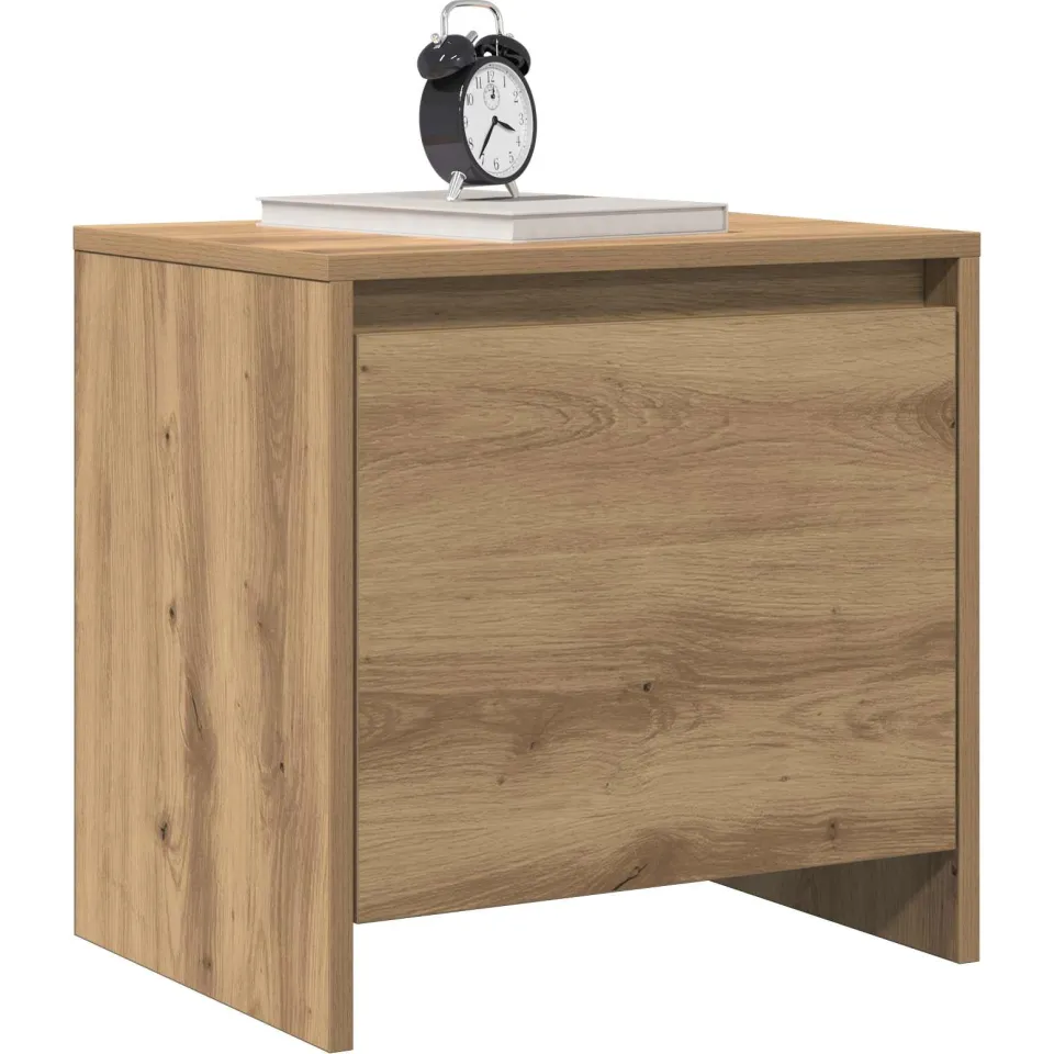 vidaXL Nachtkastje Artisan Eiken 45 x 34 x 44,5 cm Bewerkt hout, foto 3