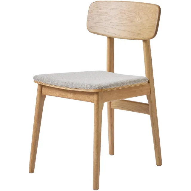 Nest of Nora Set van 2 - Nest of Nora Houten eetkamerstoelen Ava - Eiken - Zand Beige