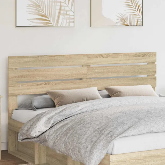 vidaXL Hoofdbord Sonoma Eiken Bewerkt hout Bruin
