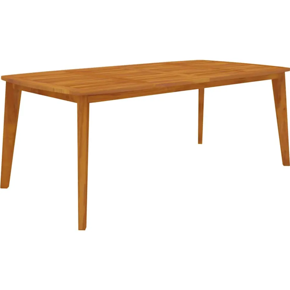 vidaXL Tuintafel 200x100x75 cm massief acaciahout bruin