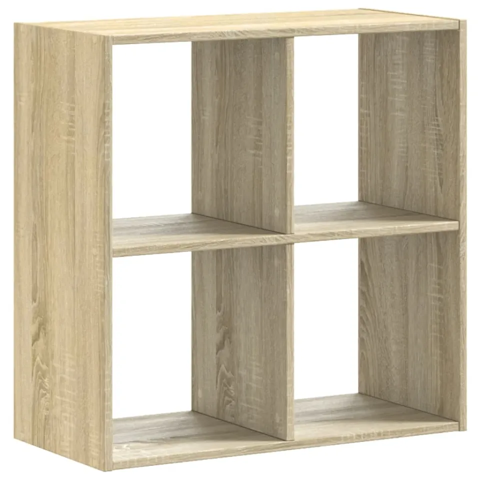 vidaXL Boekenkast 68,5x32x68,5 cm bewerkt hout sonoma eikenkleurig, foto 3