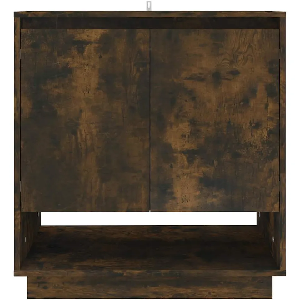 vidaXL Dressoir 70x41x75 cm bewerkt hout gerookt eikenkleurig, foto 4