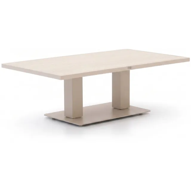 Bellagio tuinmeubelen Bellagio Usini lounge/dining tuintafel 140x80x47/68cm verstelbaar Taupe