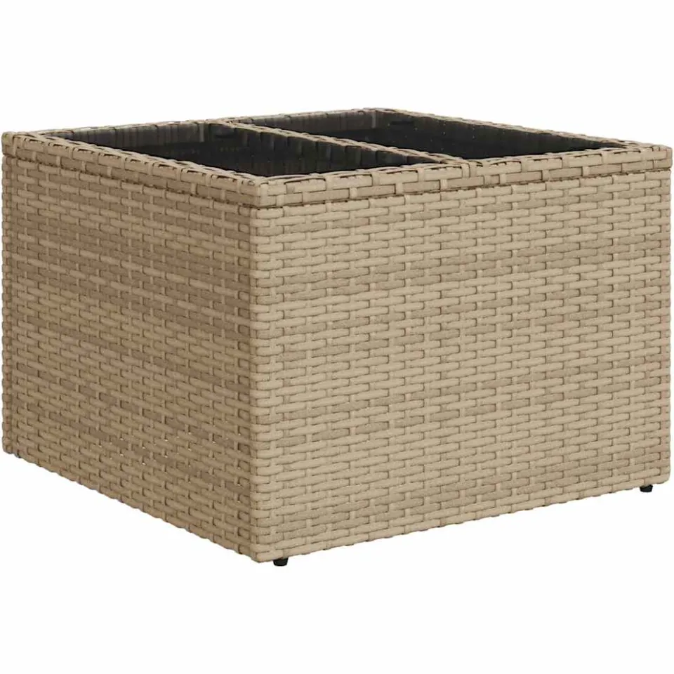 vidaXL Tuin Sofa Set 11 st Beige en Licht Grijs poly rattan, foto 3