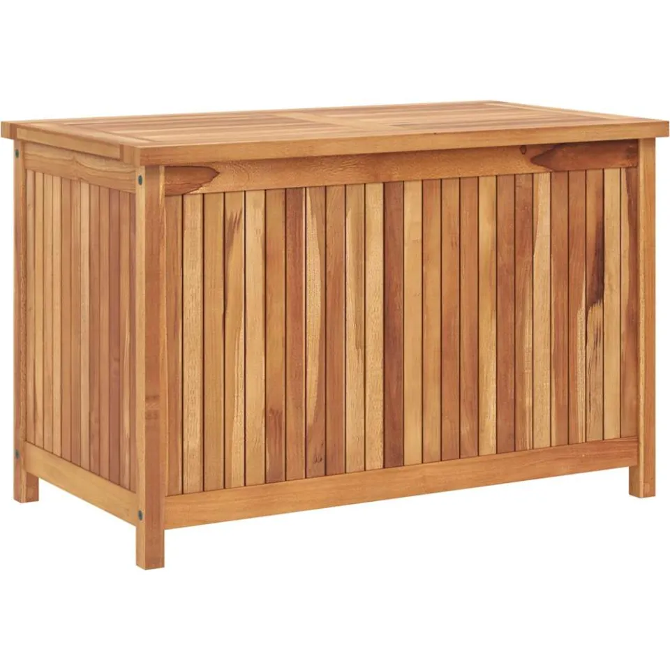 vidaXL Opbergbox 90x50x58 cm massief teakhout bruin, foto 3