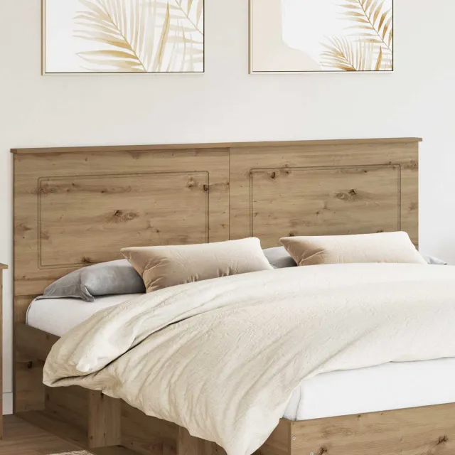 vidaXL Hoofdbord Artisan Eik Geconstrueerd hout Bruin