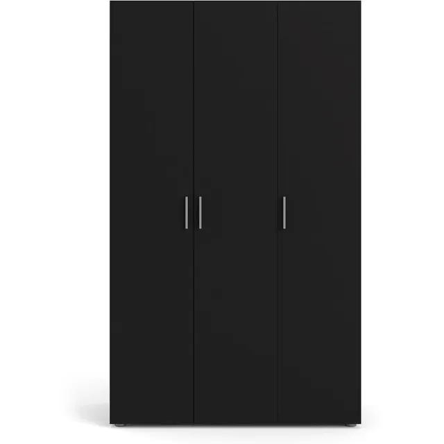 Giga Living Kledingkast Pepe - Mat Zwart - 118x52x201cm