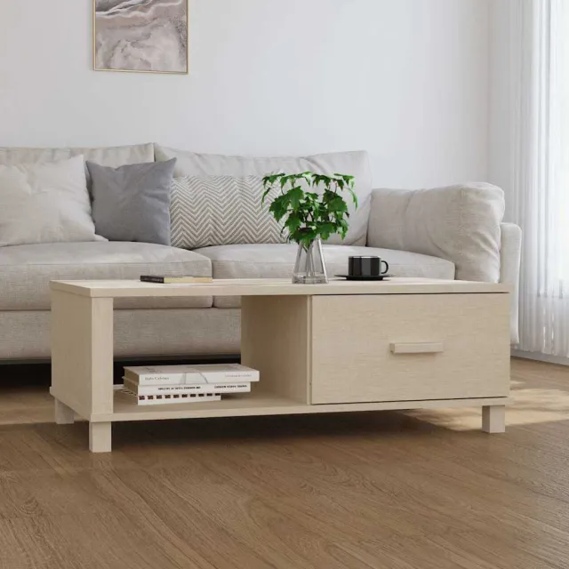 vidaXL Salontafel HAMAR 100x55x35 cm massief grenenhout honingbruin bruin, foto 2