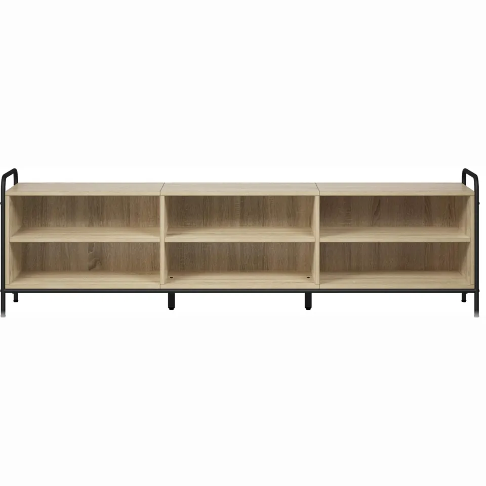 vidaXL Tv-meubel 140 x 39,5 x 50 cm Sonoma Eiken Bewerkt hout Bruin