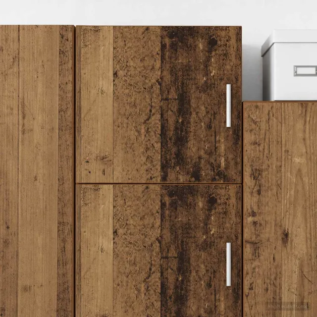 vidaXL Wandkast Oud hout 40 x 42,5 x 40 cm PB bruin, foto 4