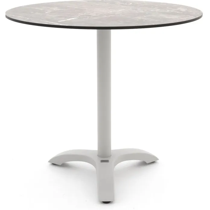 Bellagio tuinmeubelen Bellagio Lisio tuintafel ø80cm (h:73cm) wit, foto 3
