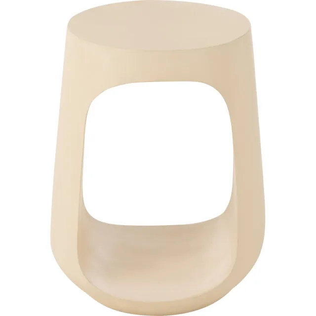 J-Line bijzettafel Pod - hout - wit
