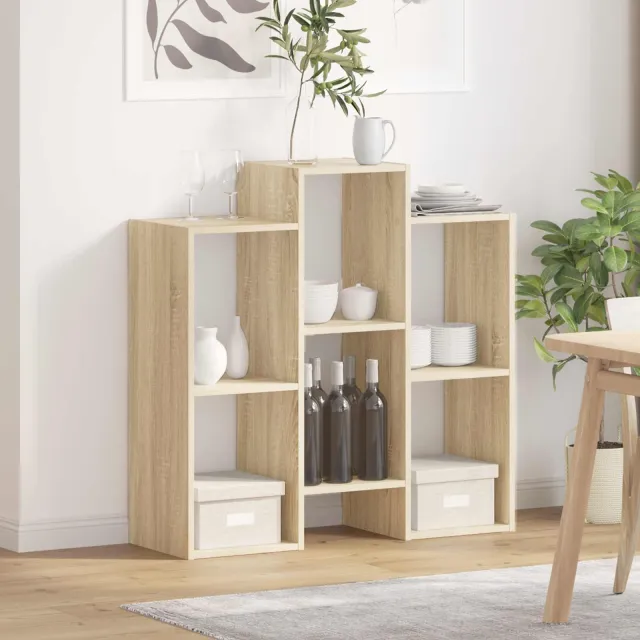 vidaXL Dressoir Sonoma Eiken 90 x 30 x 90 cm Bruin
