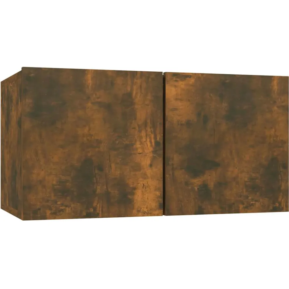 vidaXL Tv-meubelen 4 st 60x30x30 cm bewerkt hout gerookt eikenkleurig
