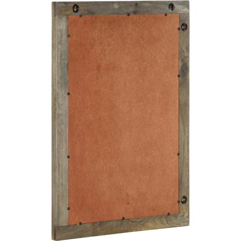 vidaXL Badkamerspiegel 50x2,5x70 cm massief mangohout bruin, foto 3