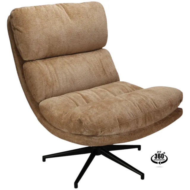 Wehkamp Home Fauteuil Lille camel, foto 2