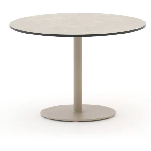 Tierra Outdoor Solea lounge tuintafel ø 50cm (h: 34cm) Taupe