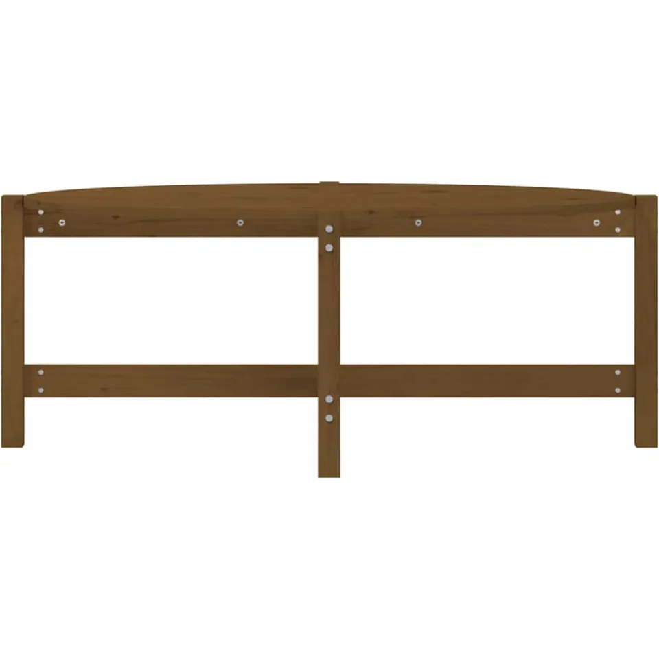 vidaXL Salontafel 118x63x45 cm massief grenenhout honingbruin bruin, foto 4