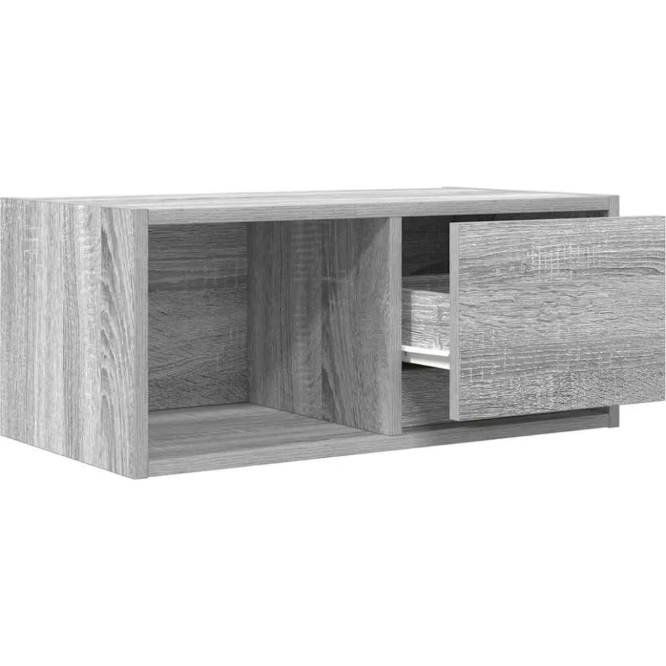 vidaXL Tv-meubelen 2 st 60x31x25,5 cm bewerkt hout grijs sonoma eiken, foto 4