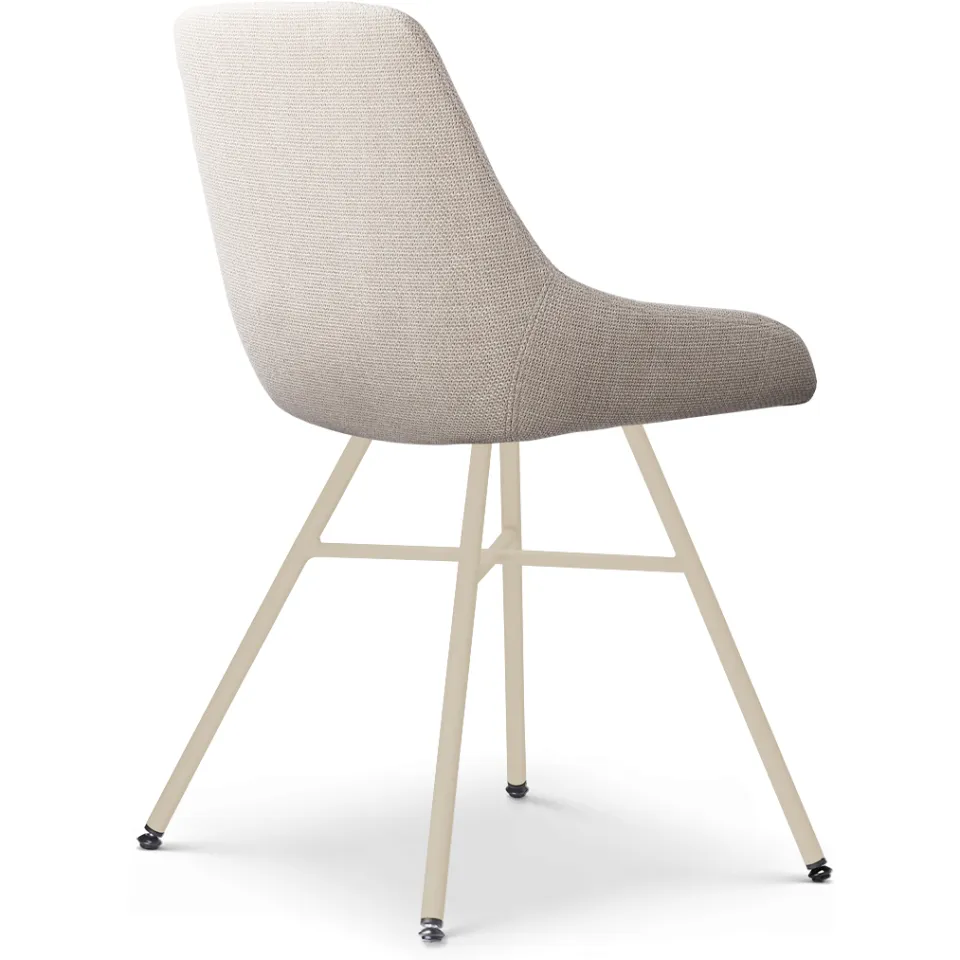 Nolon Noa-Isa eetkamerstoel beige - beige onderstel, foto 4