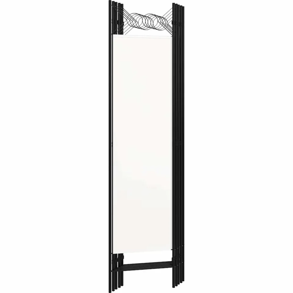vidaXL Kamerscherm met 5 panelen 200x180 cm wit, foto 4
