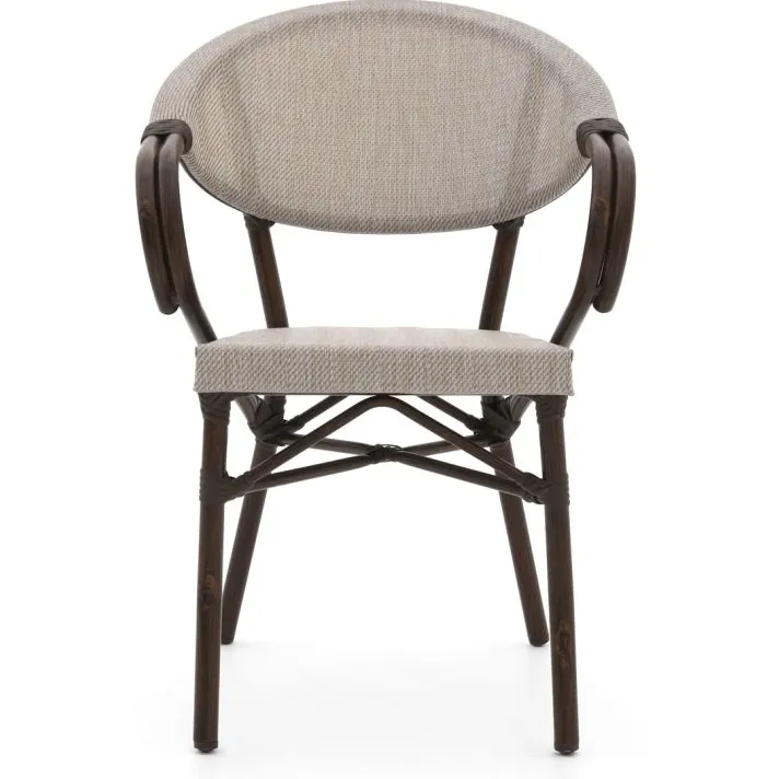Forza Furniture Forza Alserio dining tuinstoel stapelbaar taupe, foto 4