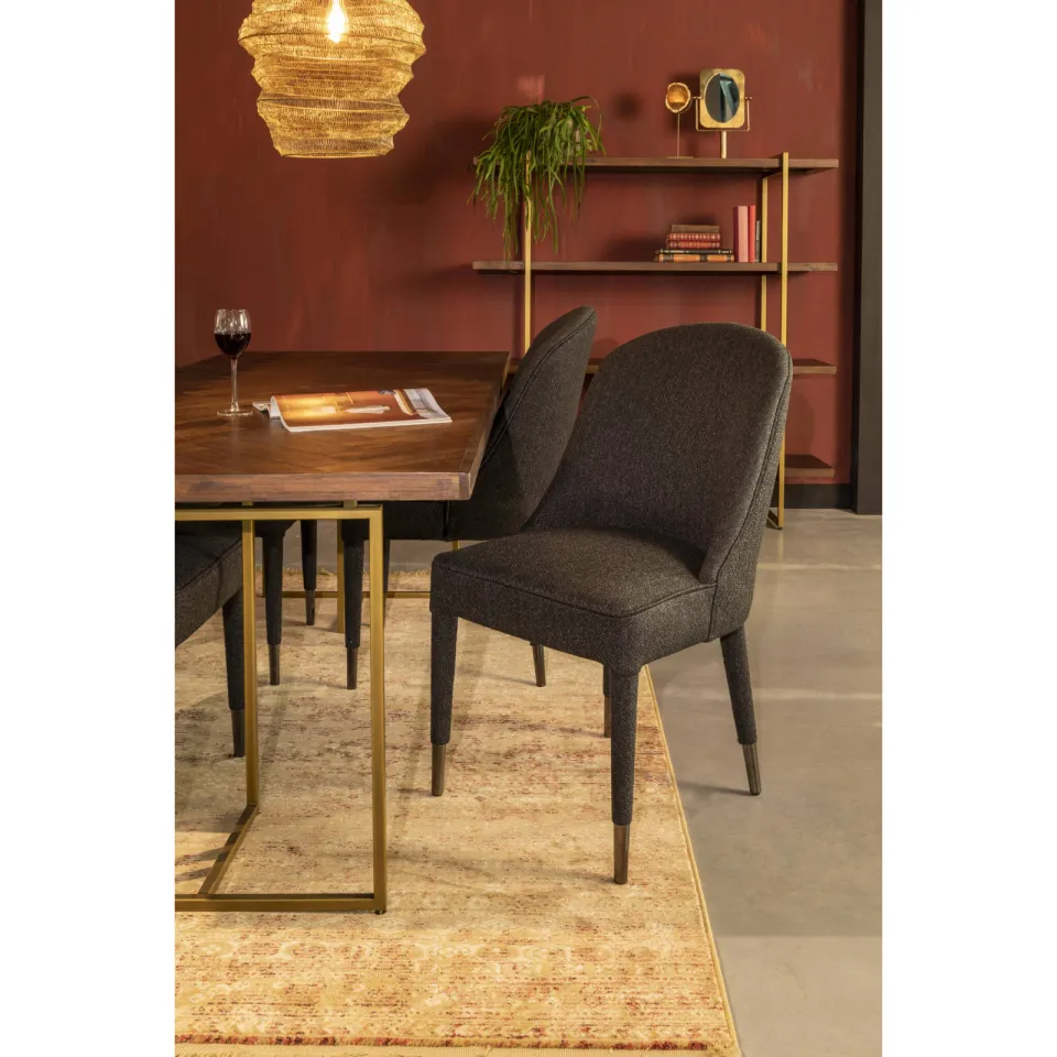 Dutchbone eetkamertafel (180x90 cm) Class bruin, foto 3