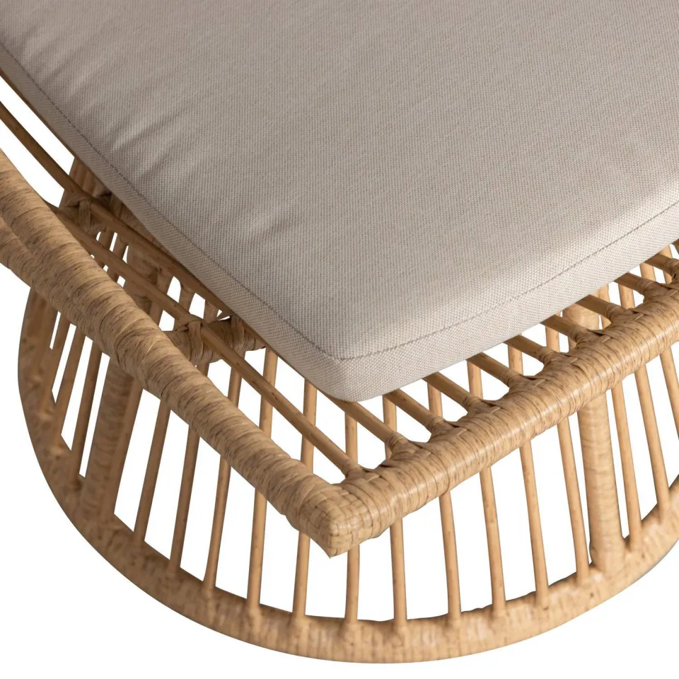 WOOOD Alatna Tuinstoelen - Wicker - Naturel - Set van 2, foto 7