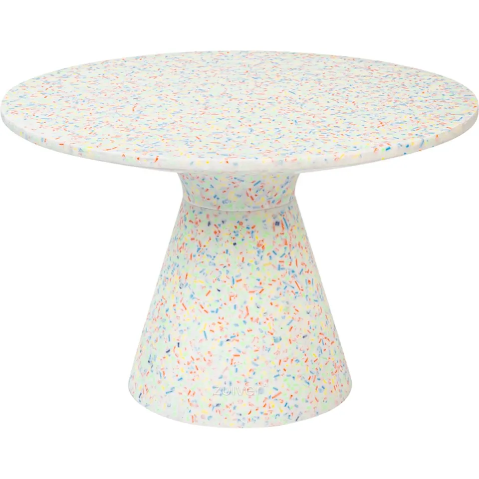 Zuiver Victoria bijzettafel wit multicolor, foto 2