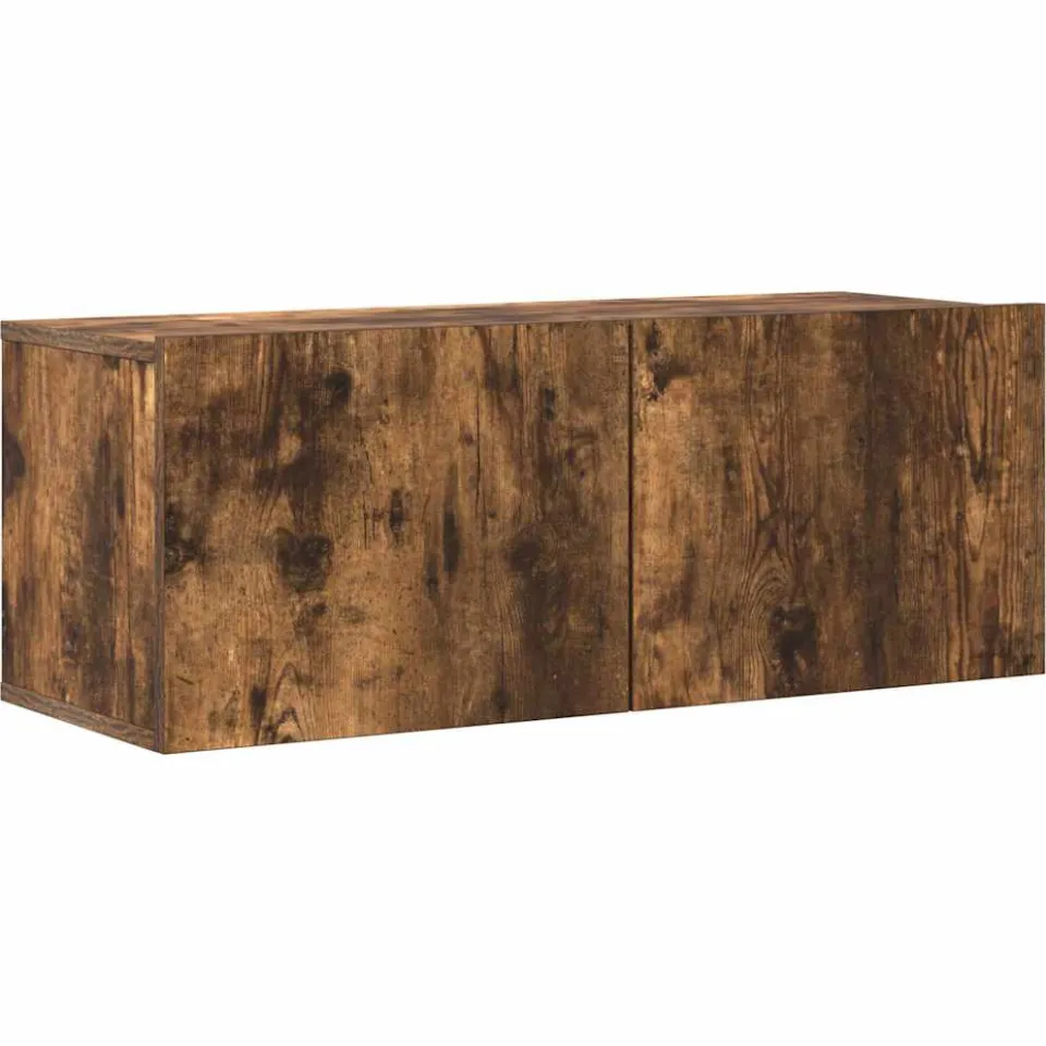 vidaXL 4-delige Tv-meubelset bewerkt hout gerookt eikenkleurig, foto 4