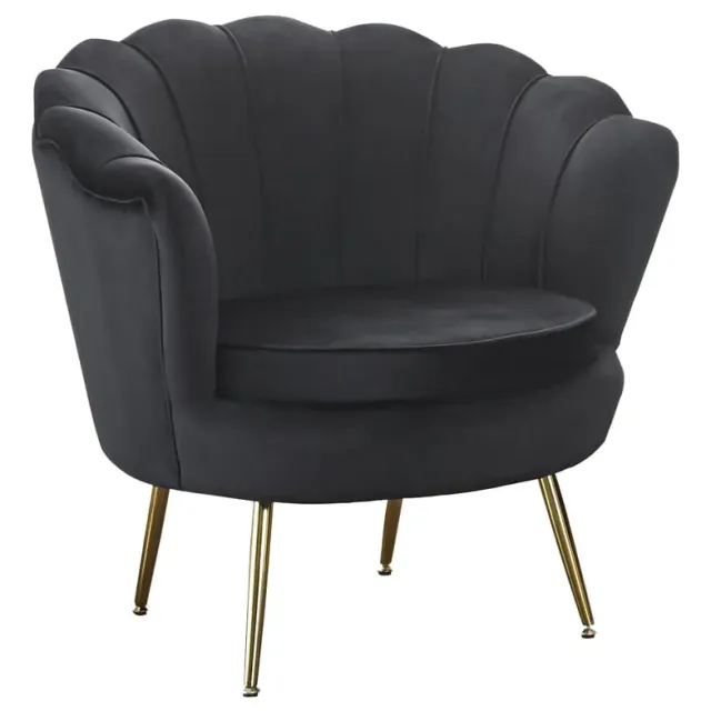 fauteuil Chanelle zwart