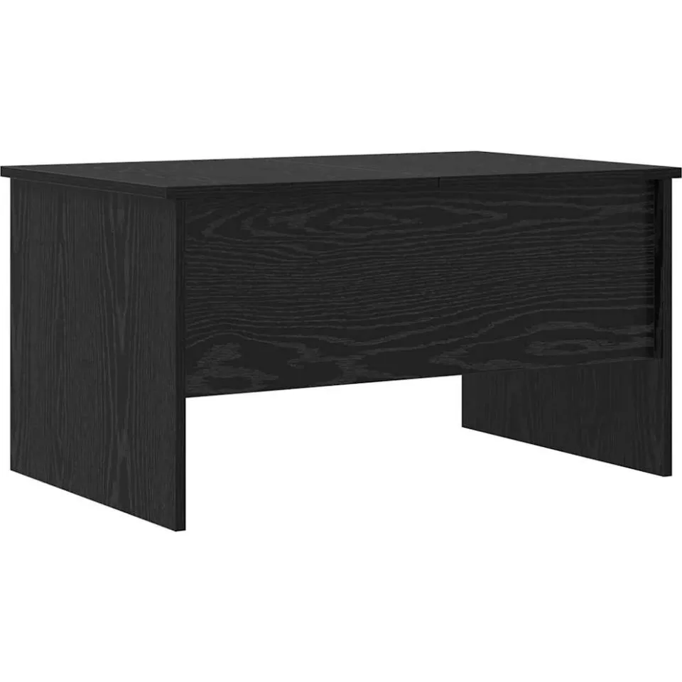 vidaXL Salontafel Zwart Eiken 102 x 50,5 x 46,5 cm Bewerkt hout, foto 3