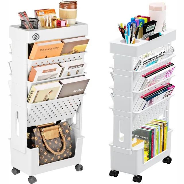 Equivera Boekenrek Kind - Boekenrek - Boekenkast Kind - Boekenrek Kinderkamer - Boekenplank - Boekenplank Kinderkamer wit