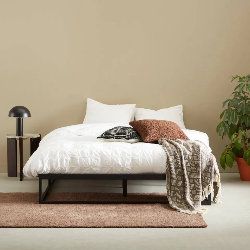 NOUS Living Dean metalen bed zwart, foto 3