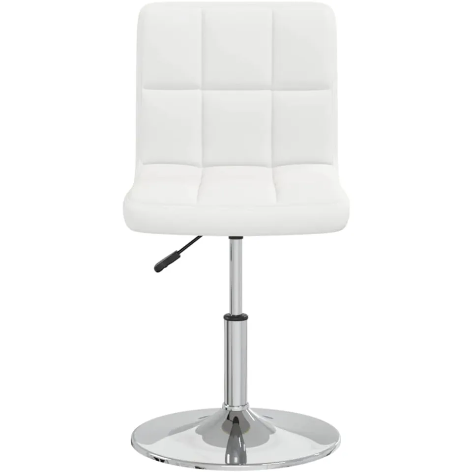 vidaXL Barkruk kunstleer wit