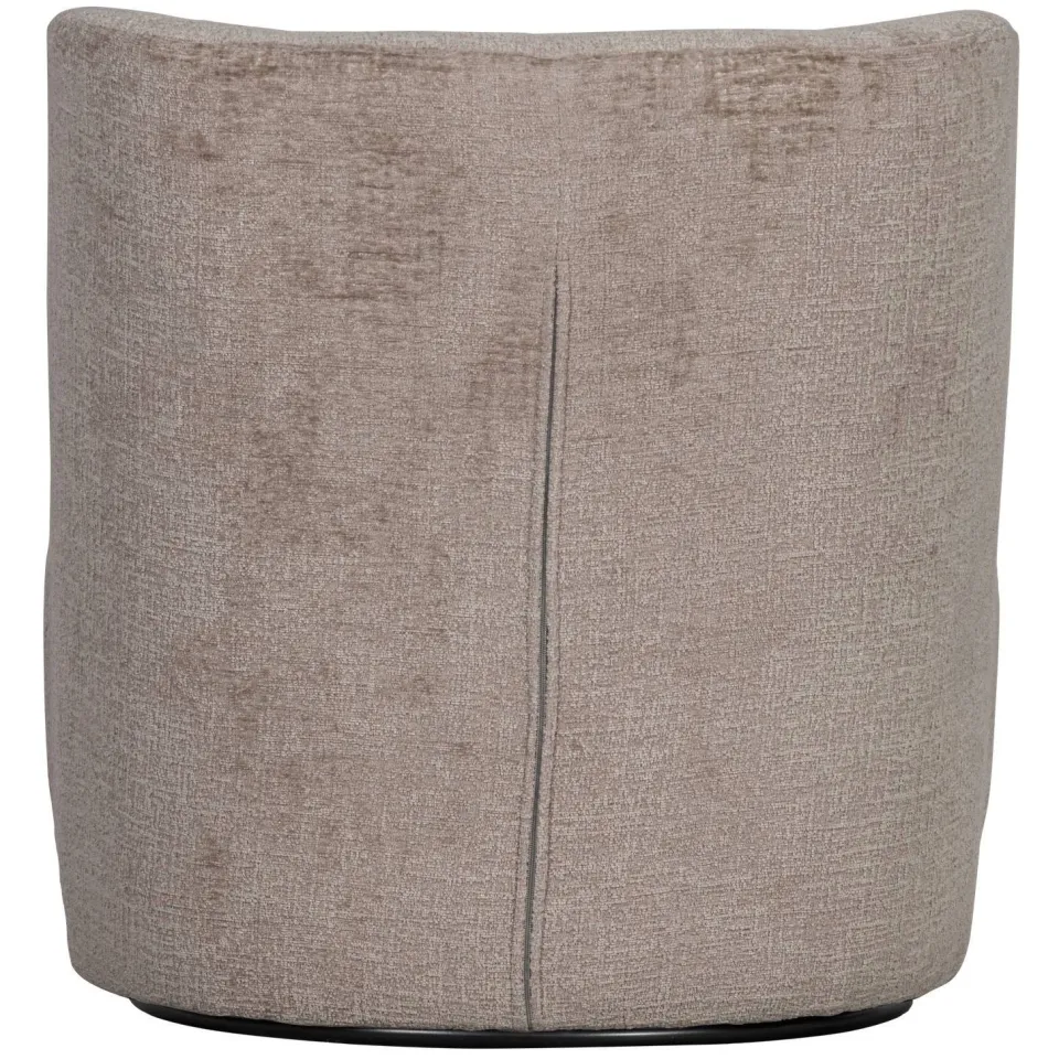 WOOOD Atty Draaifauteuil - Grove Melange - Grijs - 75x74x65, foto 4
