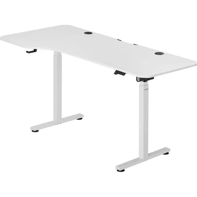 Juskys Elektrisch Verstelbaar Bureau / Sta Zit Bureau - 160 x 75 cm - Wit