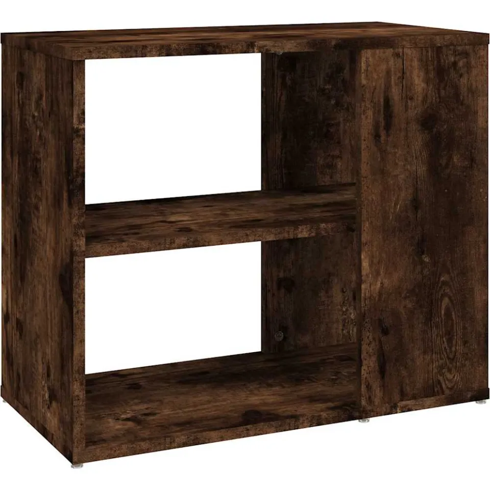 vidaXL Bijzetkast 60x30x50 cm bewerkt hout gerookt eikenkleurig, foto 3