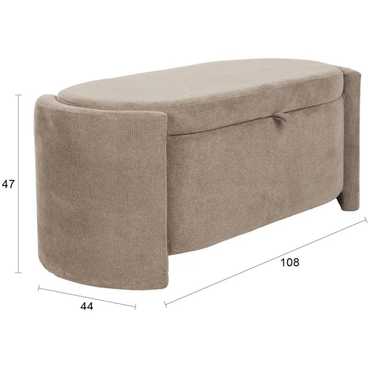 Housecraft Living Miro bankje beige, foto 5