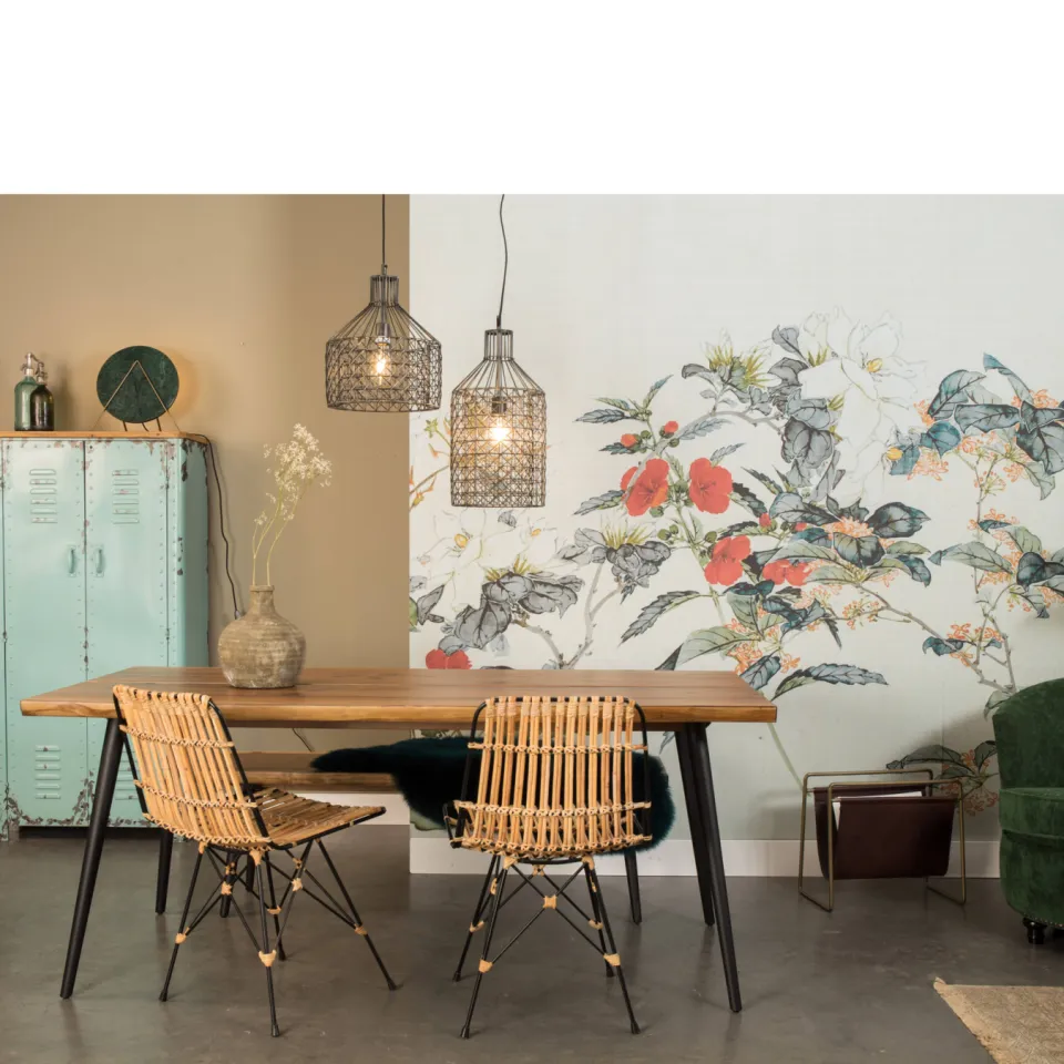 Dutchbone eetkamertafel Alagon (200x90 cm) bruin, foto 4