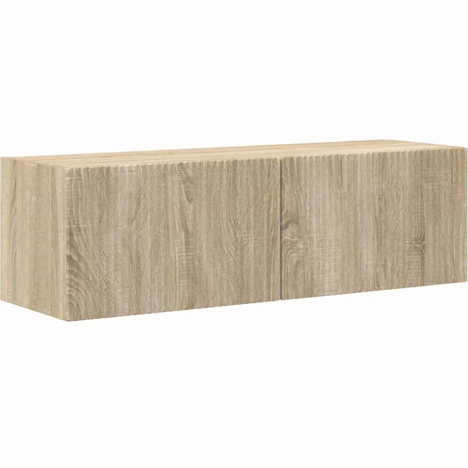 vidaXL TV Wandkast 98 x 31 x 29,5 cm Sonoma Bewerkt hout bruin, foto 3