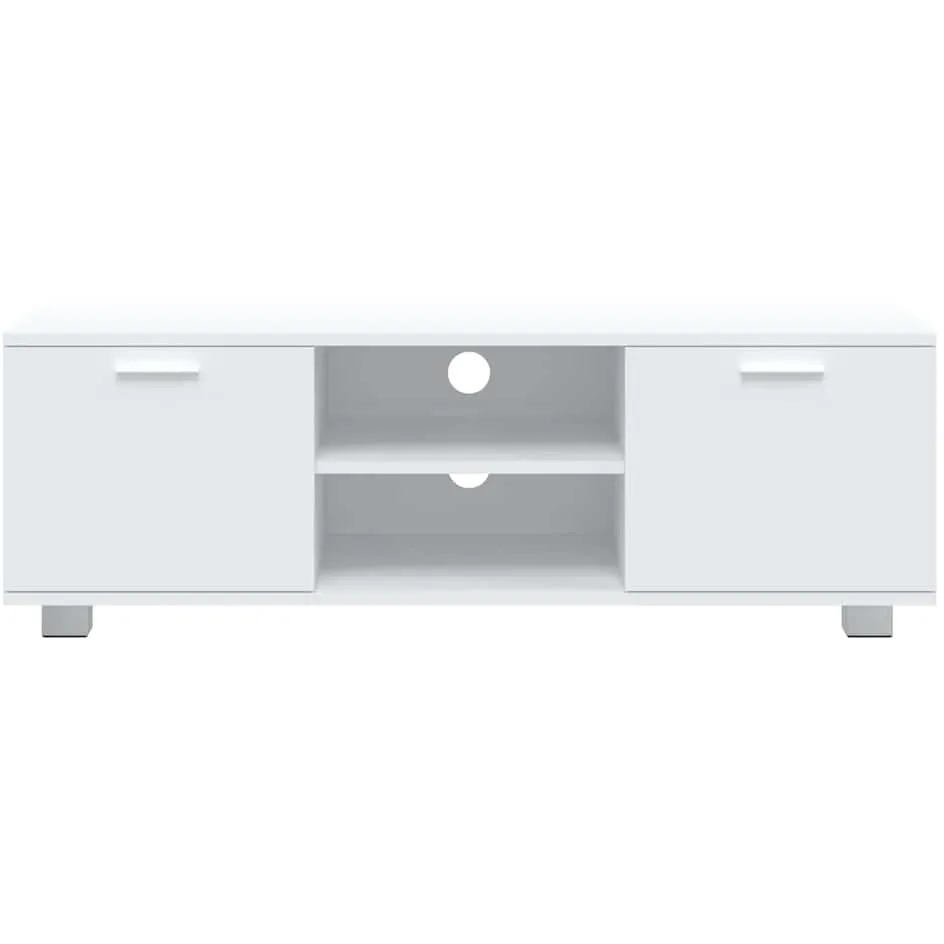 vidaXL Tv-meubel 120x40,5x35 cm bewerkt hout wit